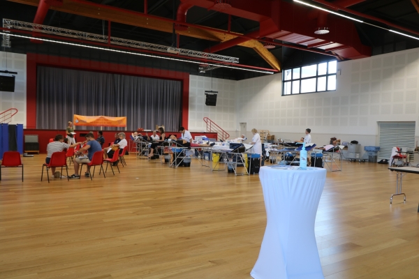 63  donneurs pour cette collecte de sang du 16 Août 2022 à Saint Rémy.