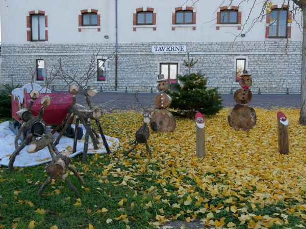 Saint Rémy en lice pour le concours des décorations de Noël organisé par le département.