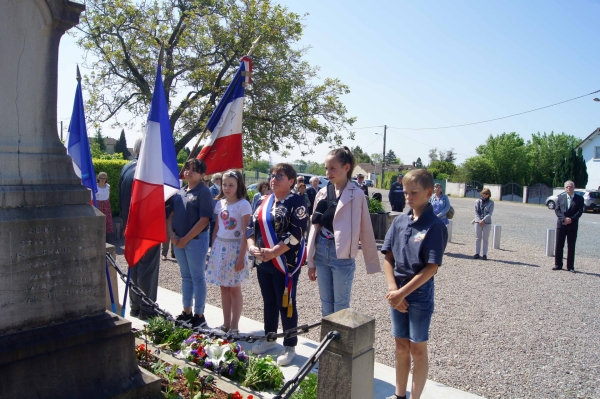 Saint Rémy, dimanche 8 Mai 2022, commémoration de la victoire 1945.