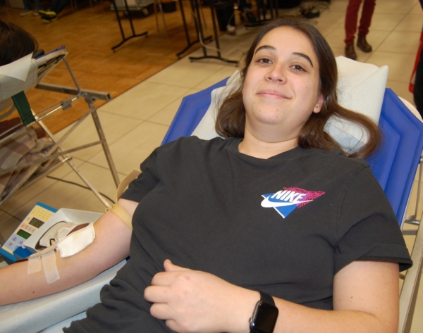 Collecte de sang à Sassenay, Anaïs Jacquemard a fait son "premier don".