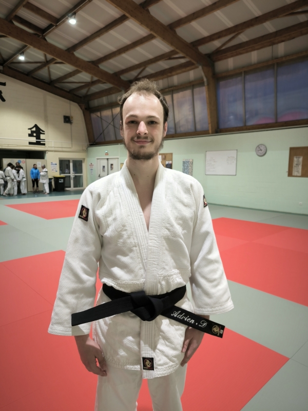 Adrien Darphin, une nouvelle ceinture noire au JCSM !