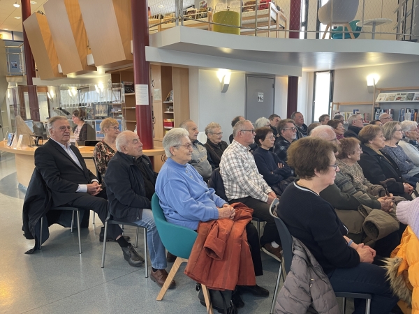 Beau succès pour « Saint-Marcel en images » à la bibliothèque ce samedi matin 