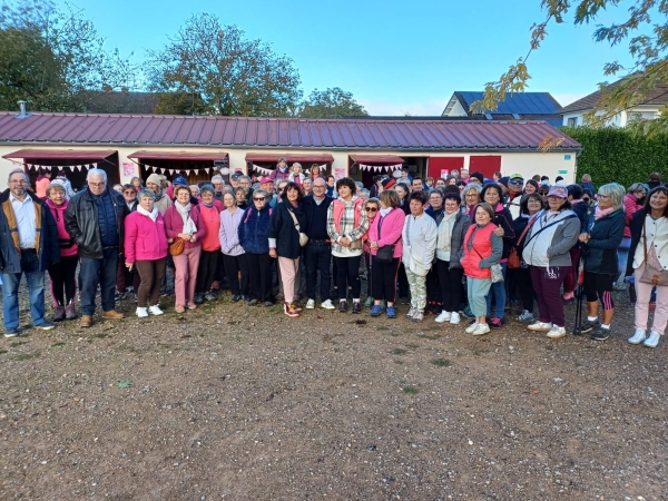 Octobre rose : participation record à Olson, Lans et Chatenoy en Bresse ce dimanche 