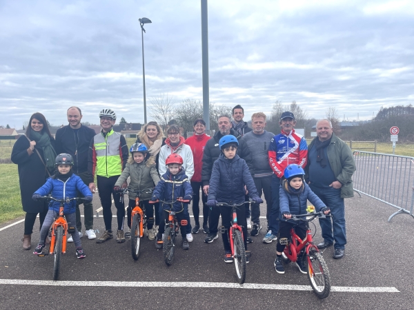 Le premier entraînement de l’école de Vélo « Young » de Saint-Marcel c’était ce samedi 