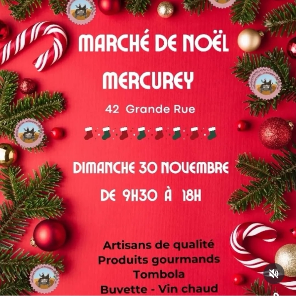 Mercurey : rendez vous dimanche pour le marché de Noël 