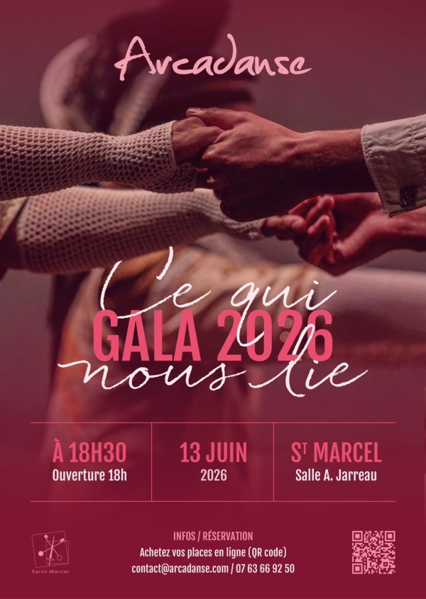 Arcadanse vous donne rendez-vous pour son gala annuel le 13 juin prochain 