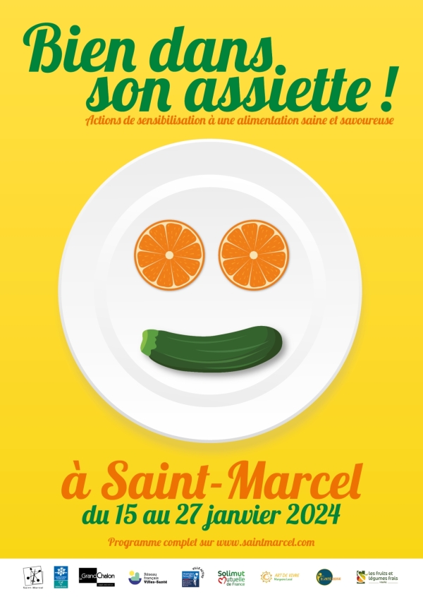 « Bien dans son assiette » à Saint-Marcel du 12 au 27 janvier 2024 : tout le programme avec Info Chalon