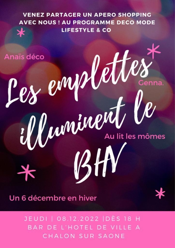 Le 8 décembre à 18h : les emplettes illuminent le BHV !