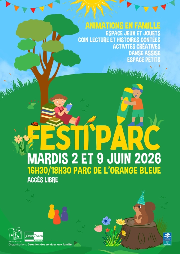 Festi’Parc : rendez vous les 2 et 9 juin au parc de l’Orange Bleue 