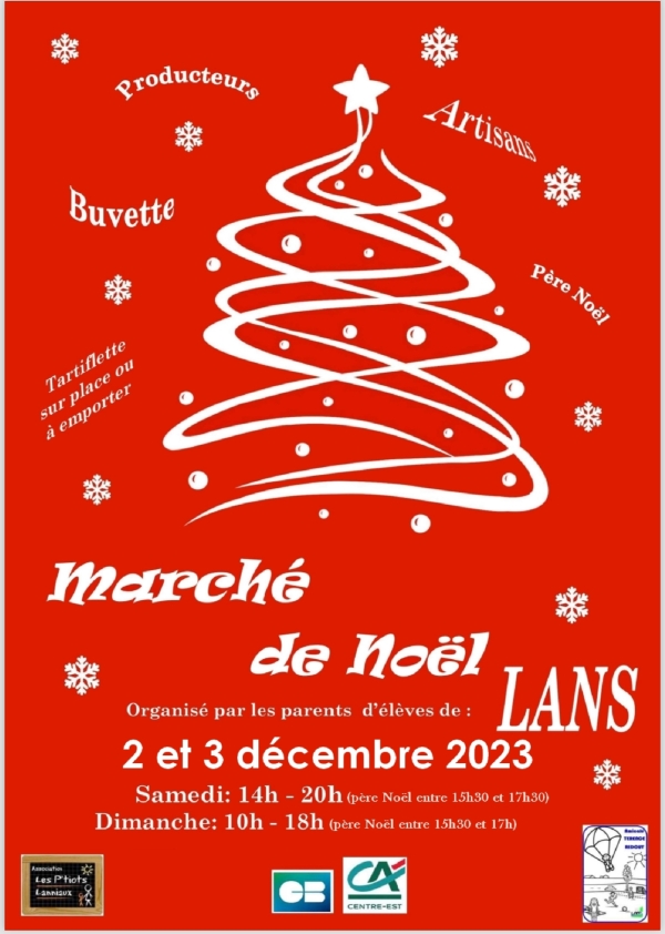 Marché de Noël à Lans : rendez-vous les 2 et 3 décembre prochains 