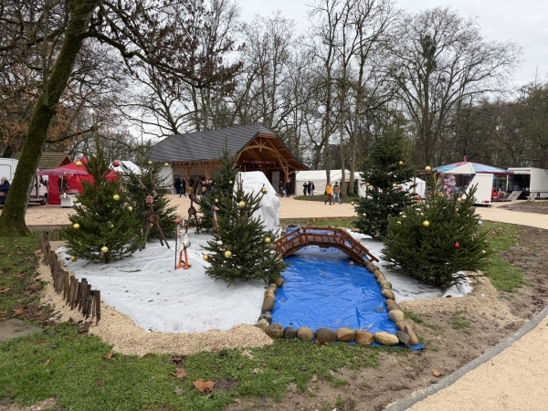 Marché de Noël de Chatenoy-en-Bresse : les visiteurs au rendez-vous malgré la pluie ce dimanche