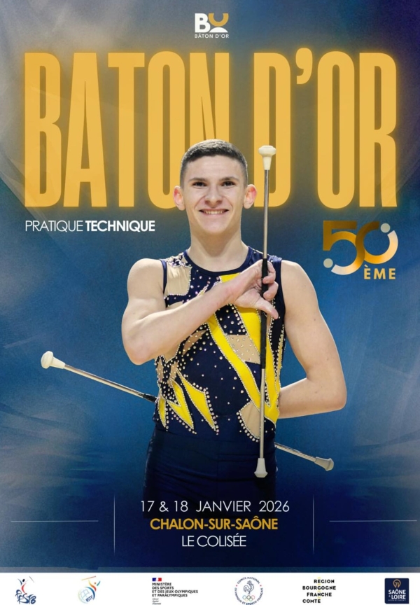 Le Givry Starlett Club organise le 50ème bâton d’or au Colisée les 17 et 18 janvier prochain 