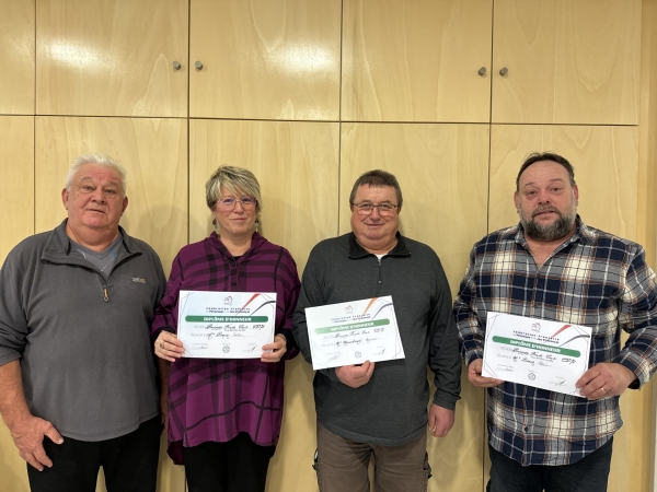 Les amis de la pétanque de Chatenoy-en-Bresse : trois diplômés d’honneur lors de l’après midi « galette » ce dimanche 