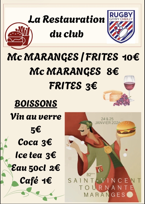 Le RGC vous donne rdv à la Saint Vincent Tournante à Cheilly les Maranges ce week-end 