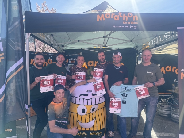 Marathon des vins de la côte chalonnaise : au cœur de la 6ème édition, Info Chalon a rencontré la joyeuse équipe du marathon de la bière !