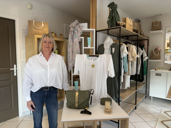 Nouveau : pour sa reprise, Angéline de l’institut « Beauté d’Ange » vous propose désormais de jolies pièces pour vos dressings