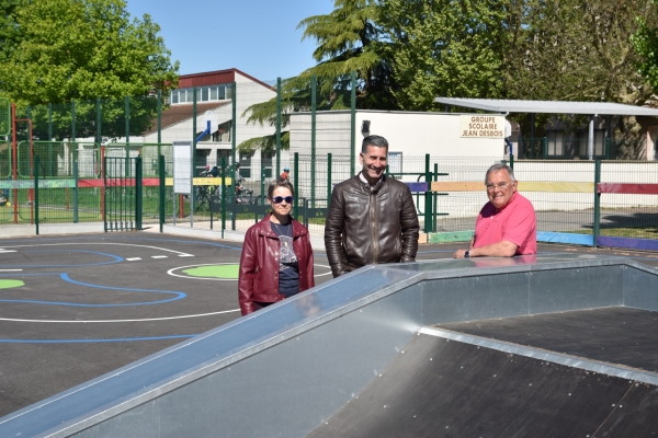 Saint-Marcel  a inauguré son nouveau skate Park ce vendredi 
