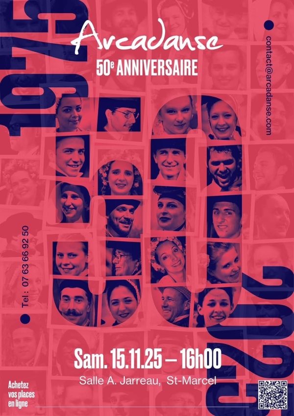 Le gala des 50 ans d’Arcandanse c’est le 15 novembre prochain : la billetterie est ouverte
