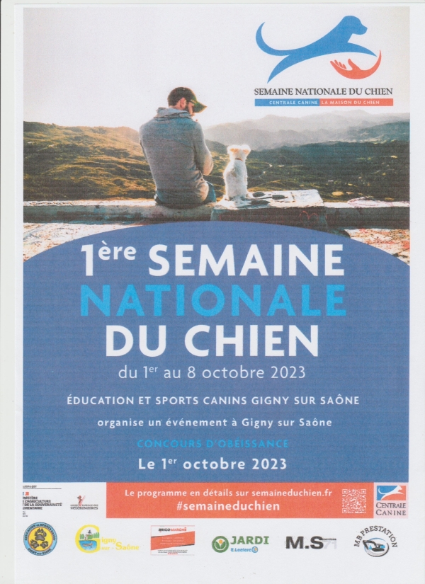 Gigny sur Saône : le club canin organise un concours d’obéissance ce dimanche 1er octobre 