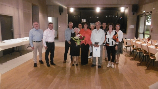 Banquet des aînés de Chatenoy-en-Bresse : Joëlle Schwob a adressé un discours touchant et émouvant quelques mois avant la fin de son mandat 