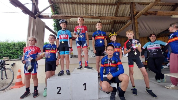 VCSM : les petits cyclistes en herbe ont raflé les podium au prix de Granges