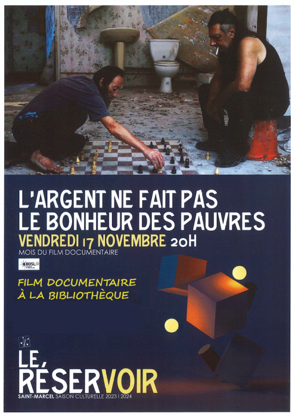 Projection d'un film documentaire à la Bibliothèque : L’argent ne fait pas le bonheur 