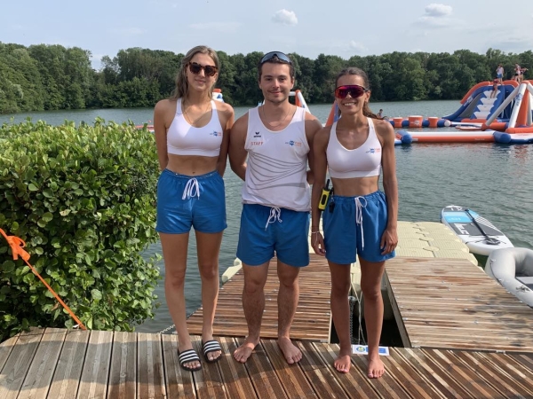 On se jette à l'eau à l'Aquafun Park des Lacs de Laives