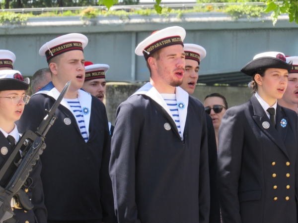 Cérémonie des 400 ans de la Marine Nationale à Chalon-sur-Saône