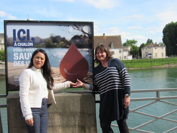 Chalon-sur-Saône : une exposition de photos sur les quais fait la promotion du don de plasma