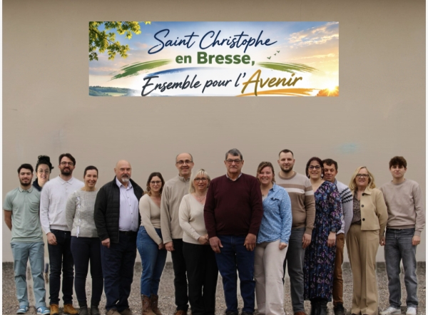 Seconde liste qui se présente à ST Christophe-en-Bresse conduite par le 2nd adjoint Louis Mercier