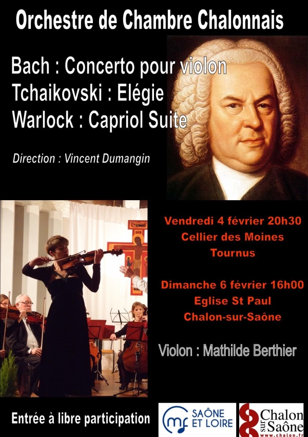 L'orchestre de Chambre Chalonnais bientôt à Tournus et Chalon