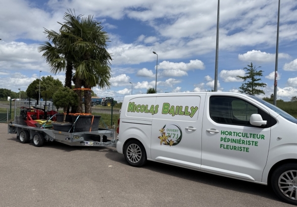 Nouveau chez Nicolas Bailly Horticulteur : la livraison à domicile pour vos gros végétaux ! 