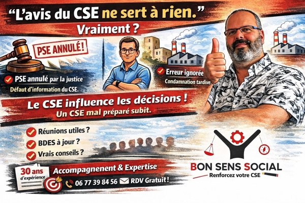 Bon Sens Social : 1 CSE efficace, des salariés bien protégés