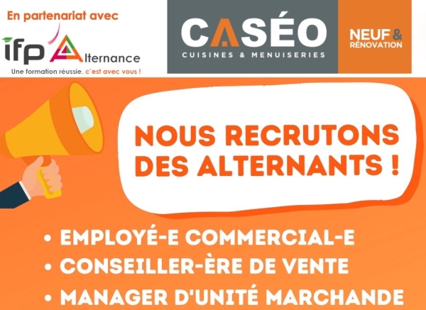 CASEO Chalon/Saône recrute des alternants 