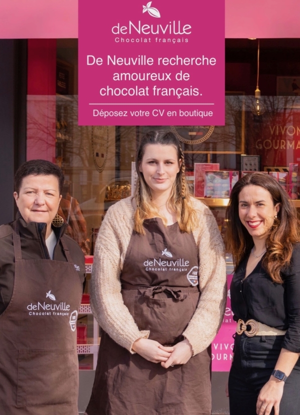 La Chocolaterie de Neuville Chalon/Saône recherche Vendeur / Vendeuse en chocolaterie (H/F)