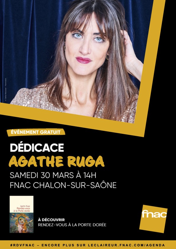 Évènement à la FNAC Chalon/Saône samedi 30 mars 2024 dès 14h00 