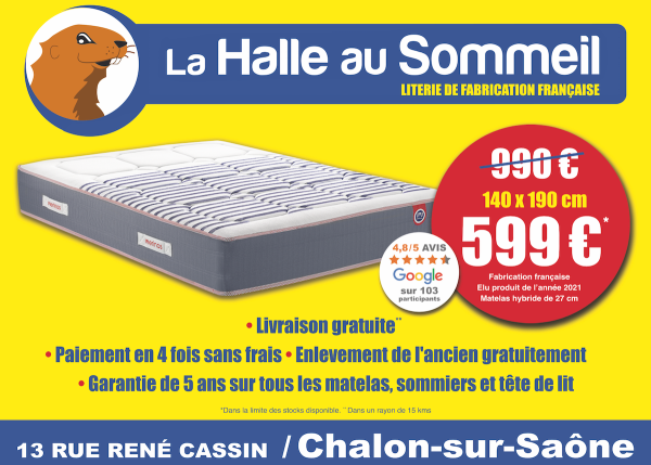 Tous les services de votre magasin de literie française la Halle au Sommeil Chalon/Saône sont faits pour vous simplifier la vie !  