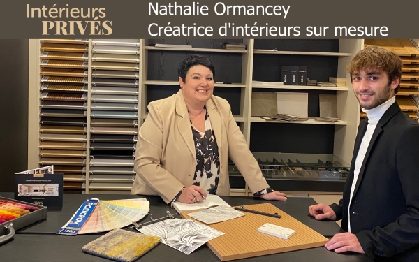 Nathalie Ormancey, créatrice d’intérieurs sur mesure, a ouvert son show-room « Intérieurs Privés » à Châtenoy-le-Royal