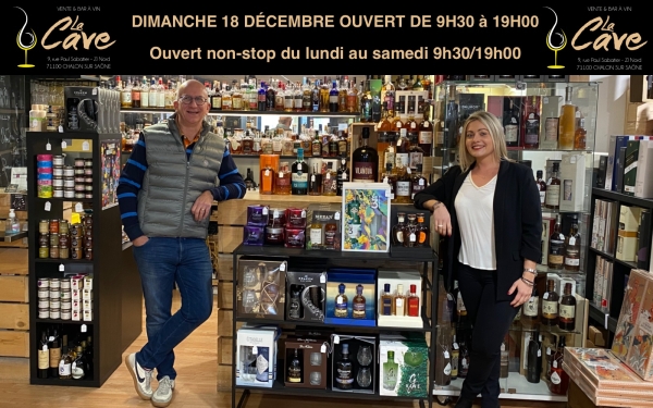 Amateurs de vins, bières et spiritueux, rendez-vous à "La Cave", 9 rue Paul Sabatier ZI Nord à Chalon/Saône !