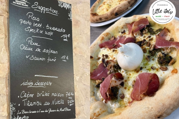 À l’ardoise ce week-end chez Little Italy : de la fraîcheur et du fait maison, comme toujours !
