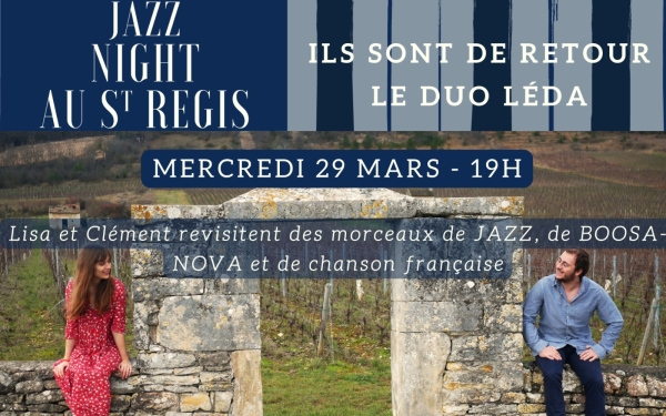 Mercredi 29 mars au Bistrot St Régis : réservez votre soirée concert/planche 